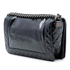 Chanel Medium Patent Boy Reverso Flap