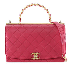 Chanel Medium Quilted Lambskin La Parisienne Flap