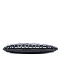Chanel Medium Quilted Patent O Case Clutch