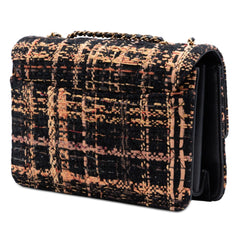 Chanel Medium Quilted Tweed Beauty Lock Flap