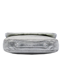 Chanel Metallic Glazed Calfskin Perforated Rodeo Drive Flap