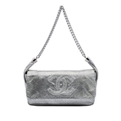 Chanel Metallic Glazed Calfskin Perforated Rodeo Drive Flap