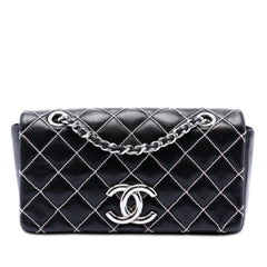 Chanel Mini CC Quilted Lambskin Beaded Full Flap
