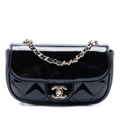 Chanel Mini CC Quilted Patent Single Flap