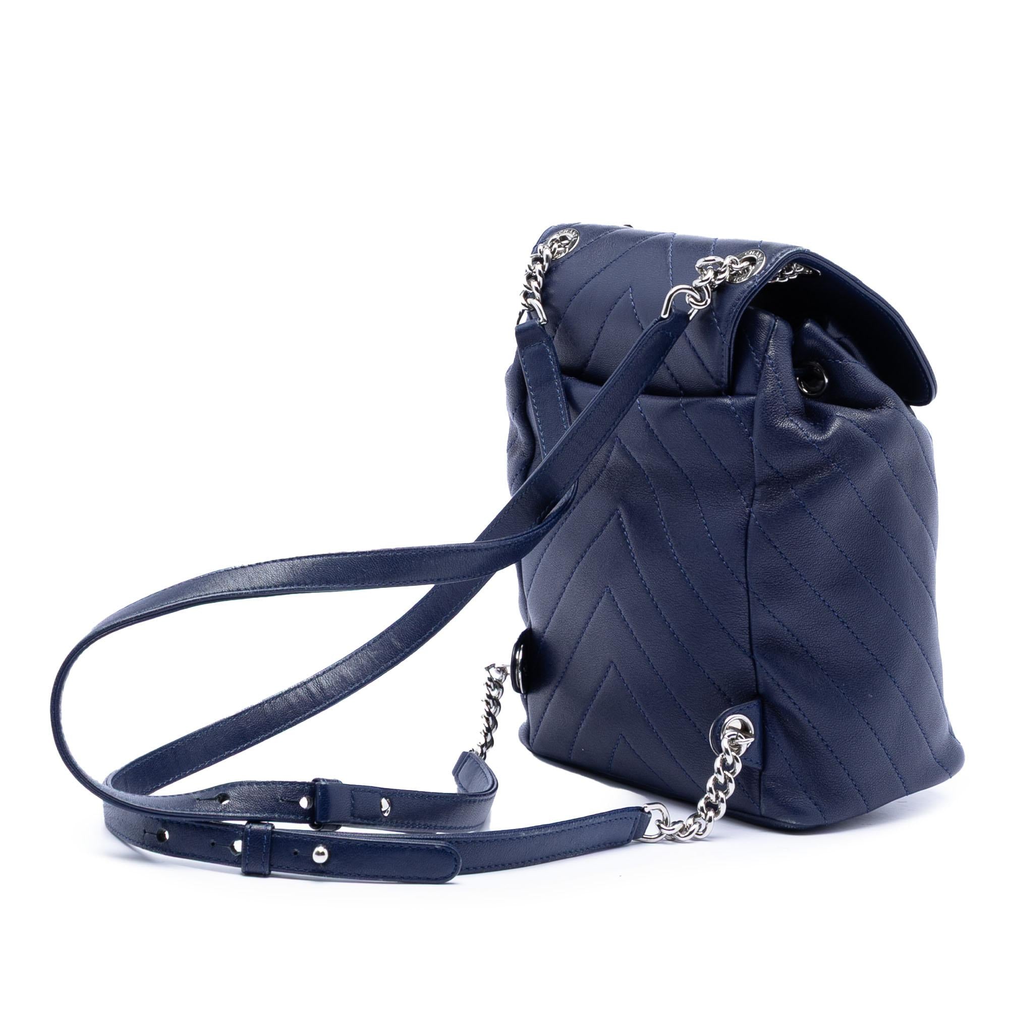 Chanel Mini Chevron Lambskin Urban Spirit Backpack