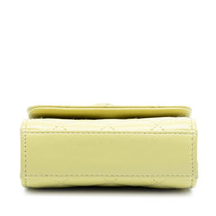 Chanel Mini Quilted Lambskin Chain Top Handle Bag