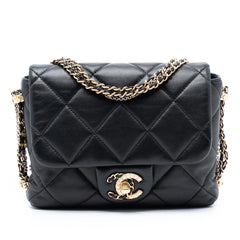 Chanel Mini Quilted Lambskin Crush on Chains Flap