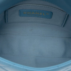 Chanel Mini Quilted Lambskin Lacquered Chain Flap