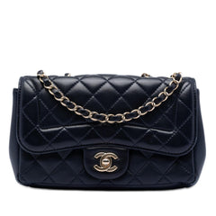 Chanel Mini Quilted Lambskin Mademoiselle Chic Flap
