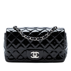 Chanel Mini Rectangular Classic Patent Single Flap
