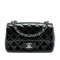 Chanel Mini Rectangular Classic Patent Single Flap