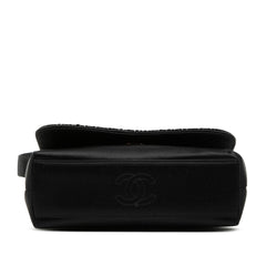 Chanel Mini Satin Beaded Flap Crossbody