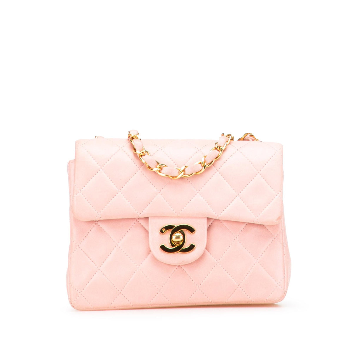 Chanel Mini Square Classic Lambskin Single Flap