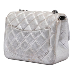 Chanel Mini Square Classic Metallic Lambskin Single Flap