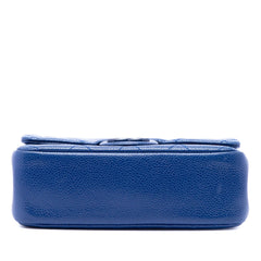 Chanel Mini Square Quilted Caviar CC Incognito Single Flap