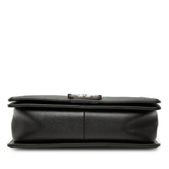 Chanel Old Medium Chevron Lambskin Boy Flap