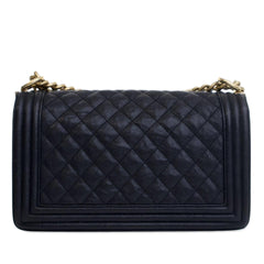 Chanel Old Medium Quilted Caviar Boy Flap