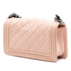 Chanel Old Medium Quilted Lambskin Boy Flap