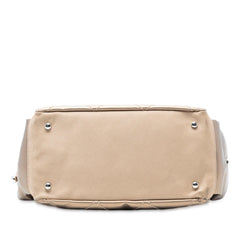 Chanel Paris Biarritz Quilted Coated Canvas Handbag