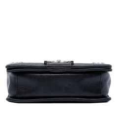 Chanel Paris Bombay Small Quilted Patent Medallion Embellished Boy Flap