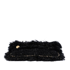 Chanel Paris Cosmopolite Tweed Fringe Clutch