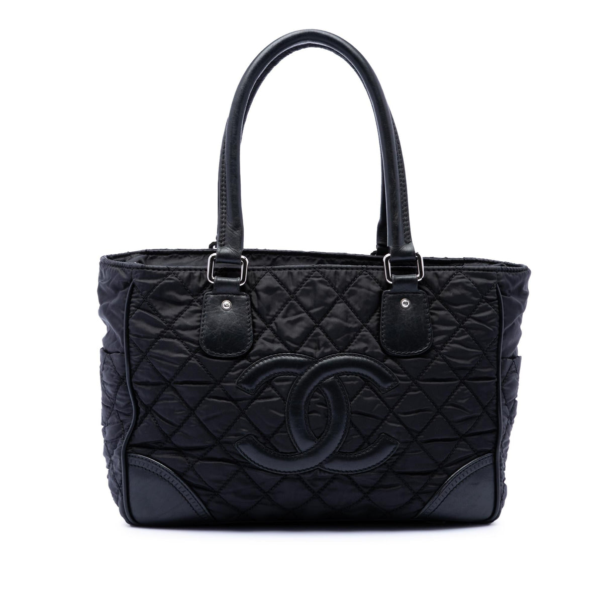 Chanel Paris New York Quilted Nylon Tote