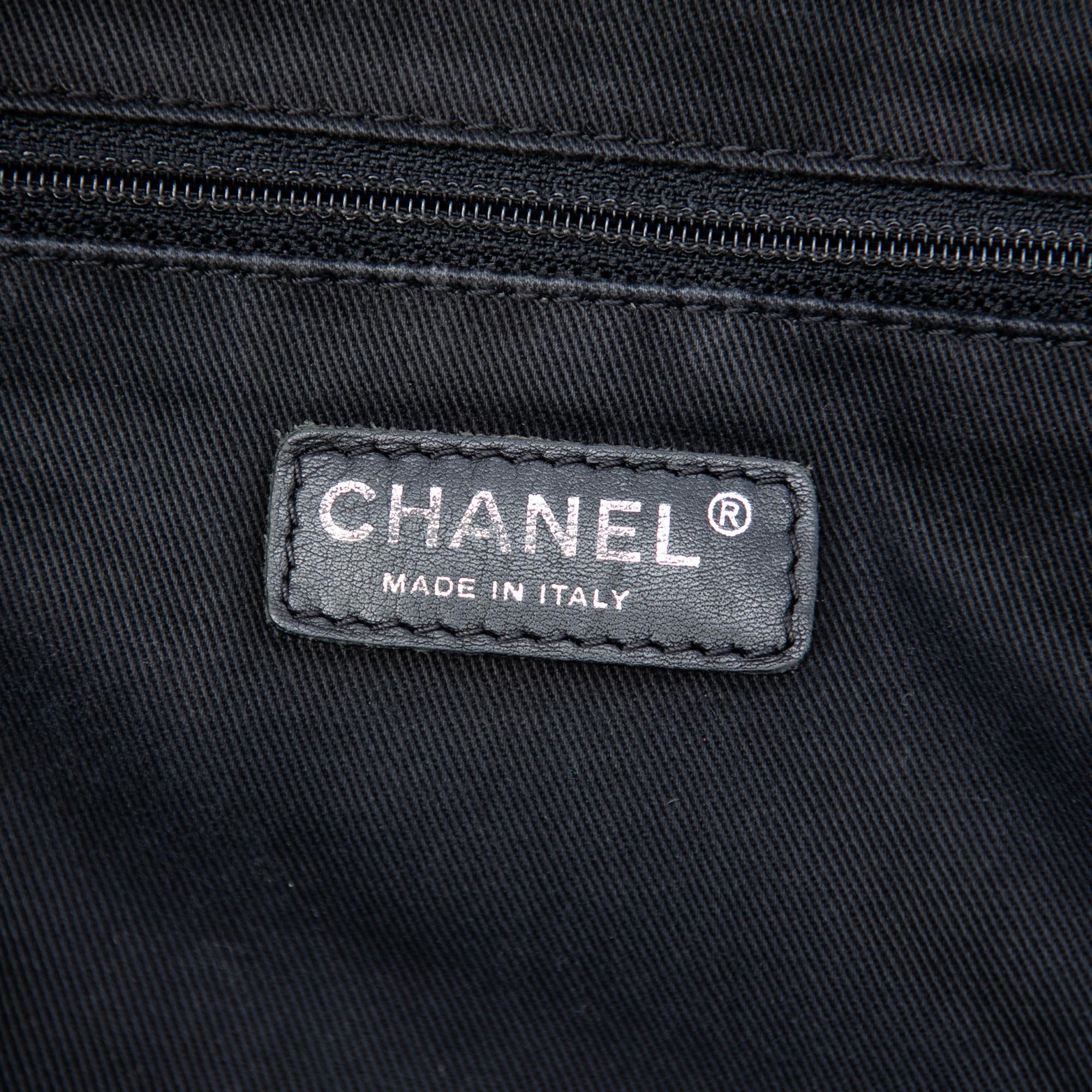 Chanel Paris New York Quilted Nylon Tote