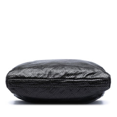 Chanel Perforated Crackled Metallic Calfskin Drill Tote