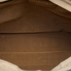 Chanel Petite Canvas Shopping Tote