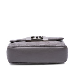 Chanel Quilted Aged Calfskin CC Square Flap