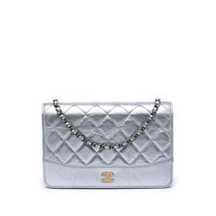 Chanel Quilted Aged Calfskin Gabrielle Wallet On Chain