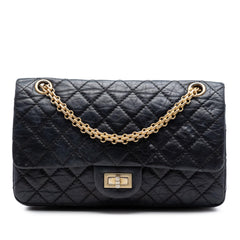 Chanel Quilted Aged Calfskin Reissue 2.55 Double Flap 225