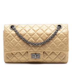 Chanel Quilted Aged Calfskin Reissue 2.55 Double Flap 225