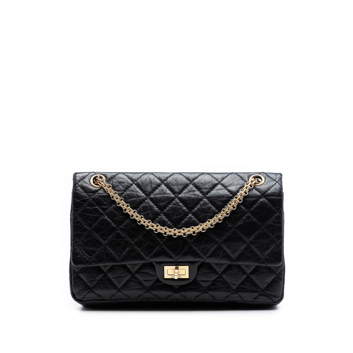 Chanel Quilted Aged Calfskin Reissue 2.55 Double Flap 226