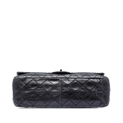 Chanel Quilted Aged Calfskin So Black Reissue 2.55 Double Flap 227