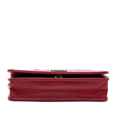 Chanel Quilted Caviar Boy Wallet on Chain