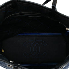 Chanel Quilted Caviar Shopping Fever Tote