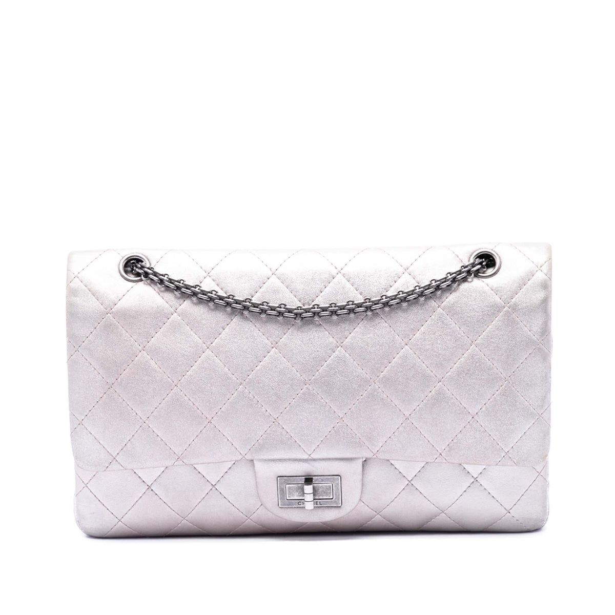 Chanel Quilted Iridescent Lambskin Reissue 2.55 Double Flap 227