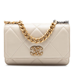 Chanel Quilted Lambskin 19 Wallet on Chain