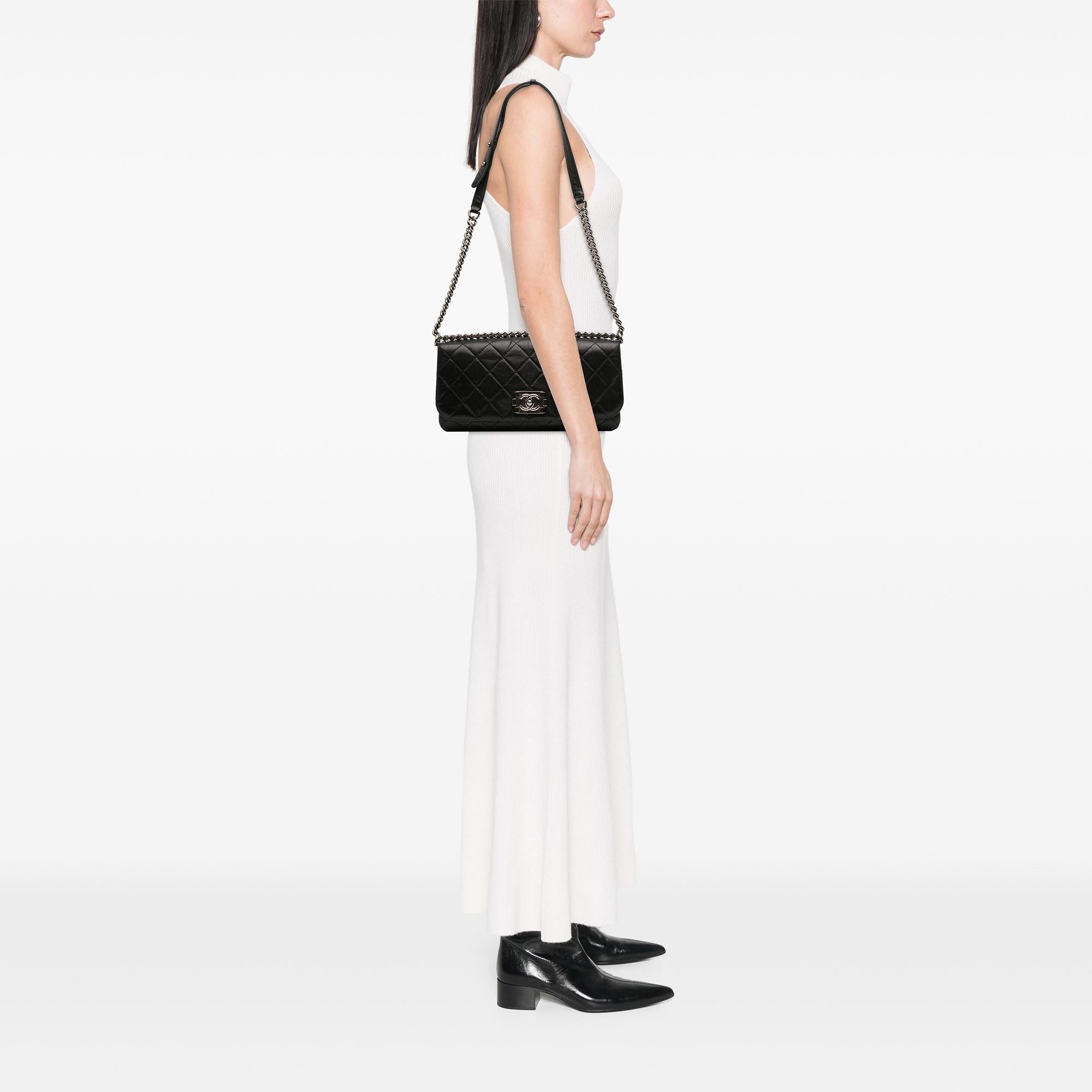 Chanel Quilted Lambskin Boy Accordion Flap