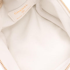 Chanel Quilted Lambskin Cube Chain Wristlet Case