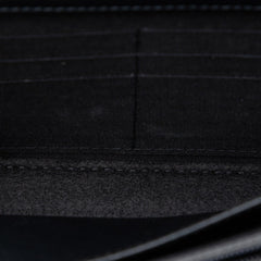 Chanel Quilted Lambskin Double Stitch Boy Wallet On Chain