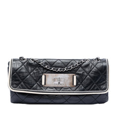 Chanel Quilted Lambskin East West Mademoiselle Flap