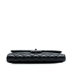 Chanel Quilted Lambskin Flap Clutch with Chain