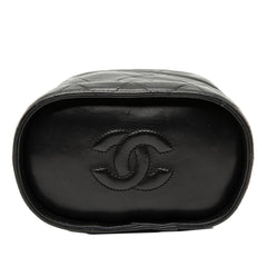 Chanel Quilted Lambskin Tassel Vanity Case with Chain