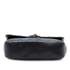 Chanel Quilted Lambskin Turn and Lock Flap