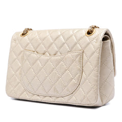 Chanel Quilted Metallic Aged Calfskin Reissue 2.55 Double Flap 225