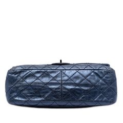 Chanel Quilted Metallic Aged Calfskin Reissue 2.55 Double Flap 226