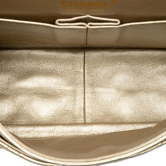 Chanel Quilted Metallic Aged Calfskin Reissue 2.55 Double Flap 226