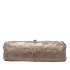 Chanel Quilted Metallic Aged Calfskin Reissue 2.55 Double Flap 226